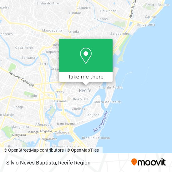 Sílvio Neves Baptista map