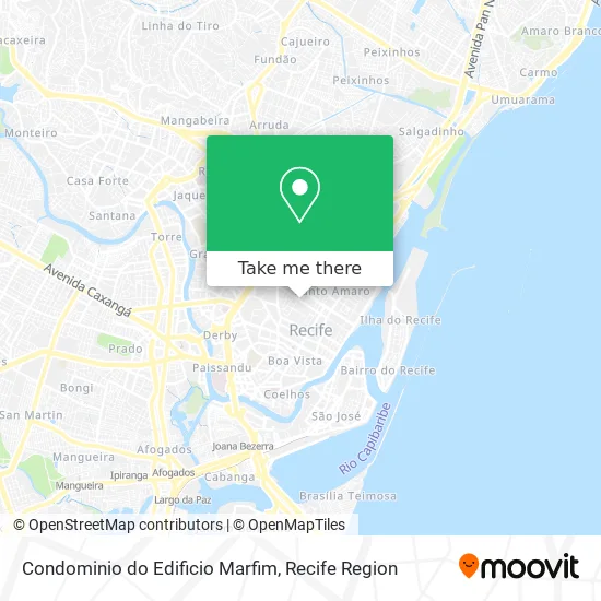 Condominio do Edificio Marfim map