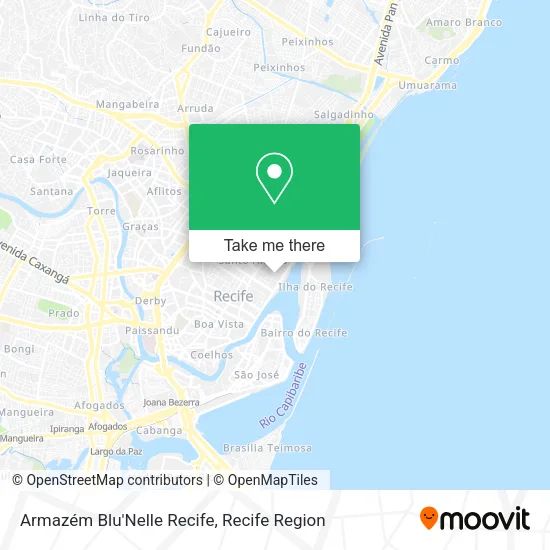 Armazém Blu'Nelle Recife map