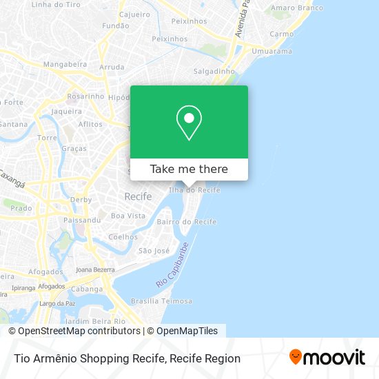 Tio Armênio Shopping Recife map