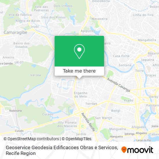 Geoservice Geodesia Edificacoes Obras e Servicos map