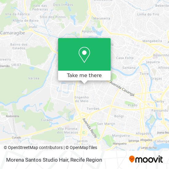 Morena Santos Studio Hair map