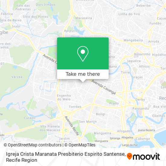Igreja Crista Maranata Presbiterio Espirito Santense map