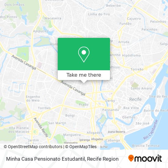 Minha Casa Pensionato Estudantil map