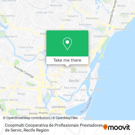 Coopmulti Cooperativa de Profissionais Prestadores de Servic map