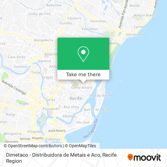 Dimetaco - Distribuidora de Metais e Aco map