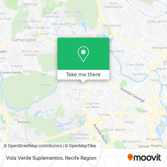 Vida Verde Suplementos map