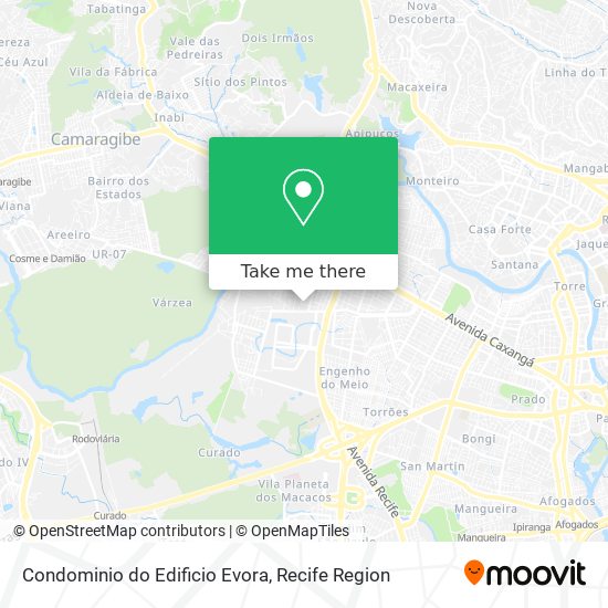 Condominio do Edificio Evora map