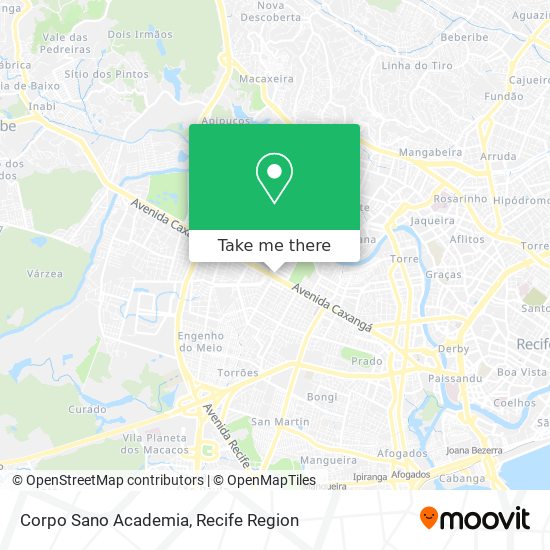 Corpo Sano Academia map