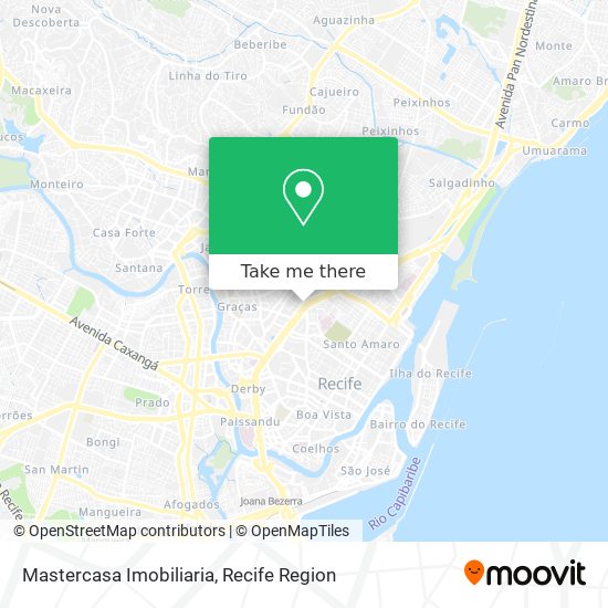 Mastercasa Imobiliaria map