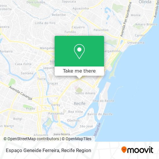 Espaço Geneide Ferreira map