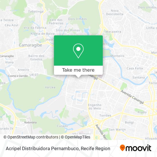 Acripel Distribuidora Pernambuco map
