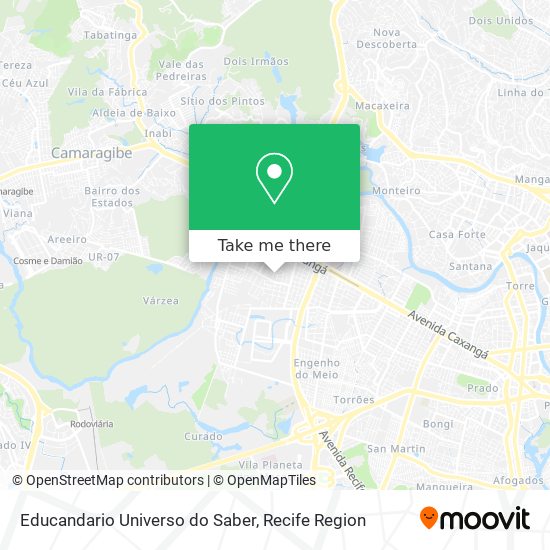 Educandario Universo do Saber map
