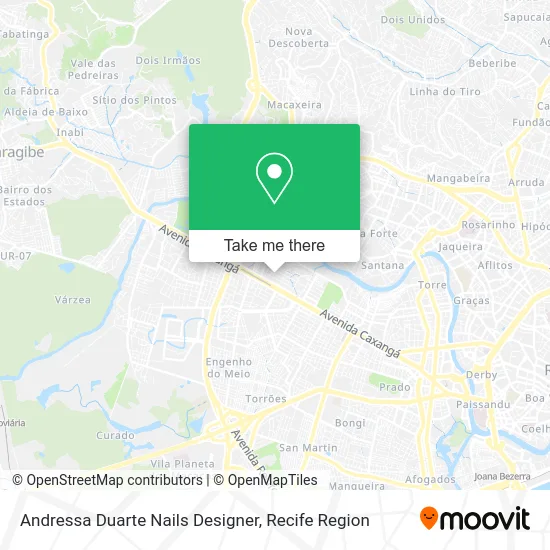 Andressa Duarte Nails Designer map