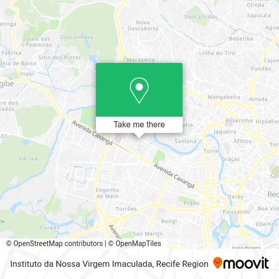 Instituto da Nossa Virgem Imaculada map