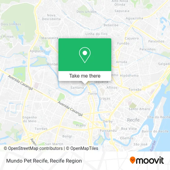 Mundo Pet Recife map