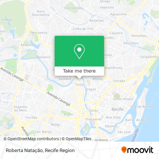 Roberta Natação map