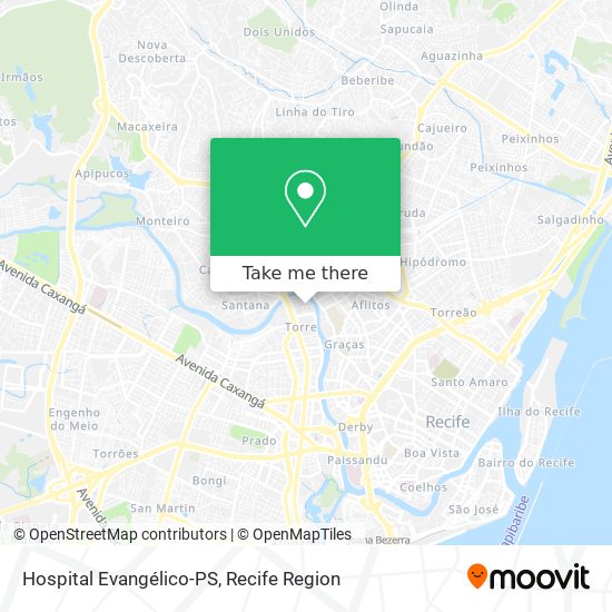 Mapa Hospital Evangélico-PS