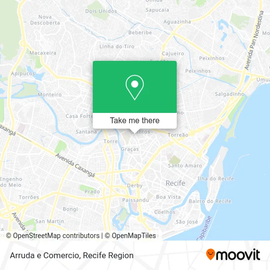 Arruda e Comercio map