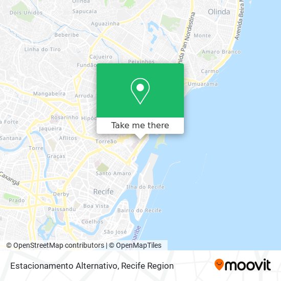 Estacionamento Alternativo map