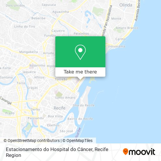 Estacionamento do Hospital do Câncer map