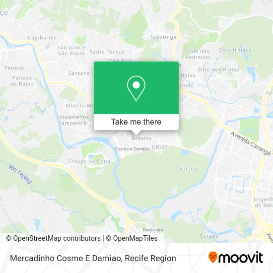 Mercadinho Cosme E Damiao map