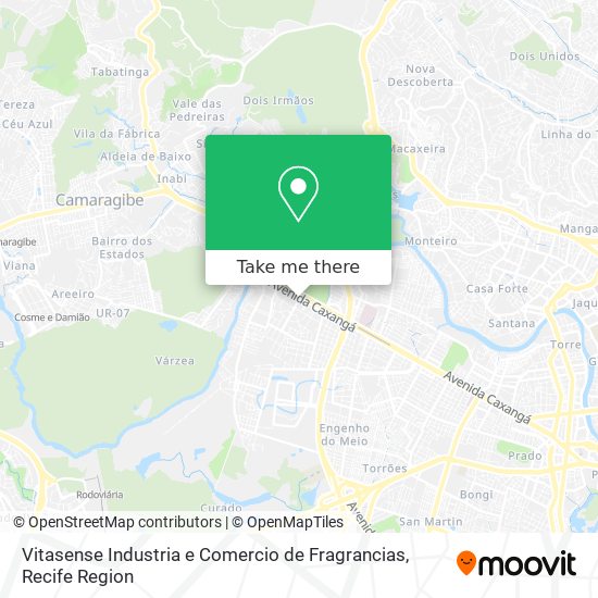 Vitasense Industria e Comercio de Fragrancias map