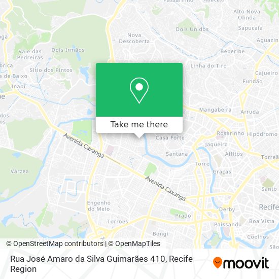 Rua José Amaro da Silva Guimarães 410 map