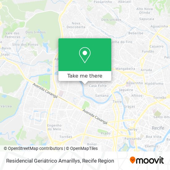 Residencial Geriátrico Amarillys map
