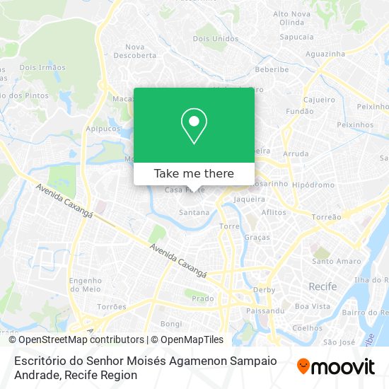 Escritório do Senhor Moisés Agamenon Sampaio Andrade map