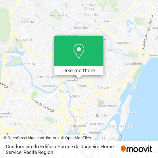 Condominio do Edificio Parque da Jaqueira Home Service map