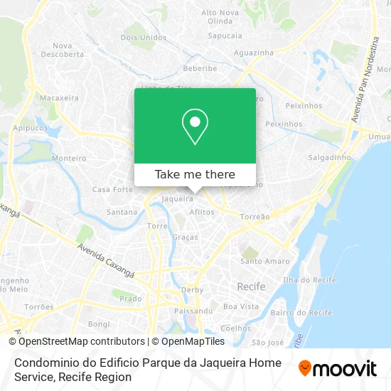Condominio do Edificio Parque da Jaqueira Home Service map