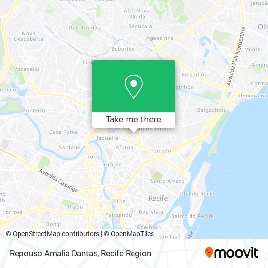 Repouso Amalia Dantas map