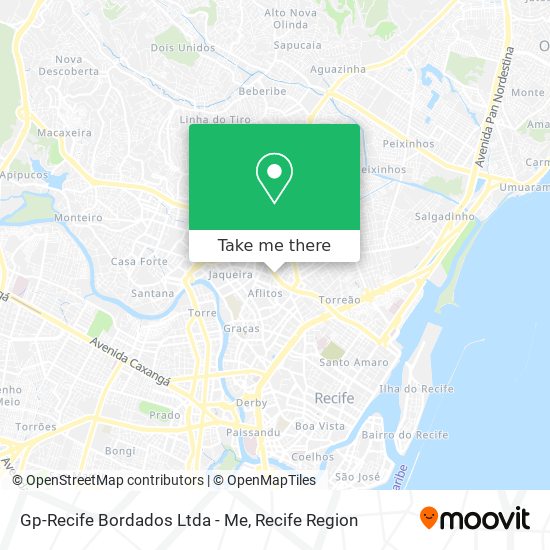 Gp-Recife Bordados Ltda - Me map