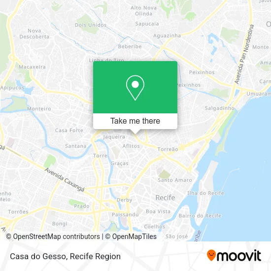 Casa do Gesso map
