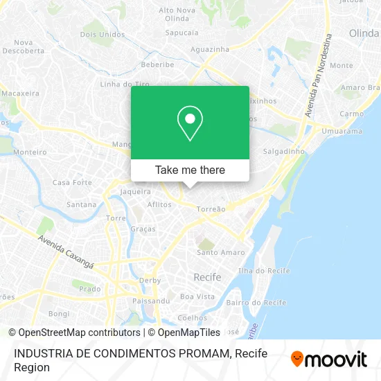 INDUSTRIA DE CONDIMENTOS PROMAM map