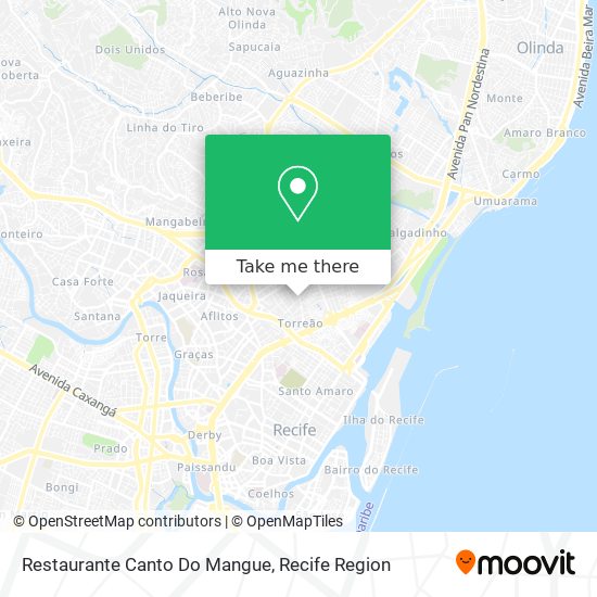 Restaurante Canto Do Mangue map