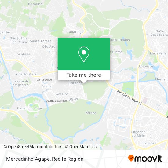 Mercadinho Agape map