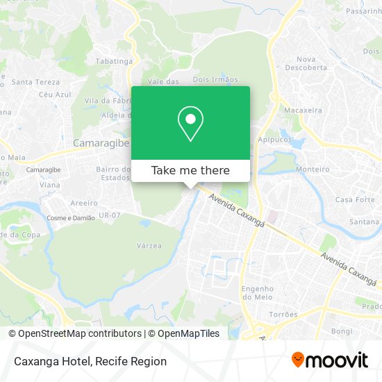 Caxanga Hotel map