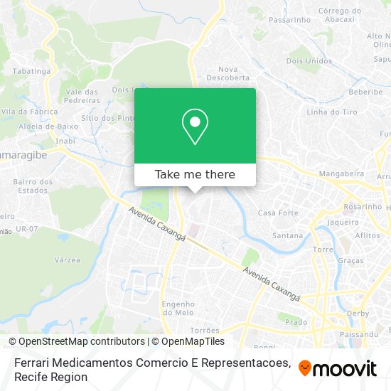 Ferrari Medicamentos Comercio E Representacoes map