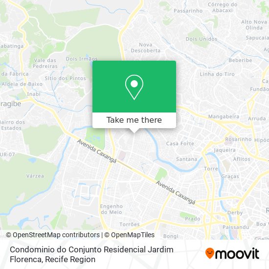 Condominio do Conjunto Residencial Jardim Florenca map