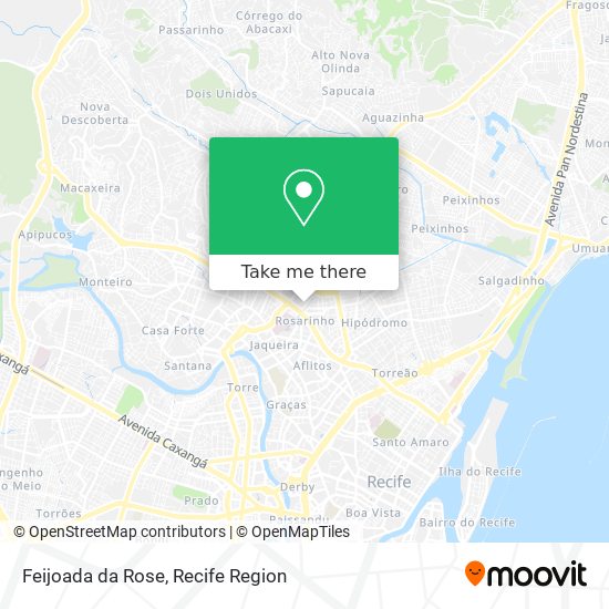 Mapa Feijoada da Rose