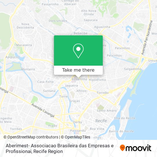 Aberimest- Associacao Brasileira das Empresas e Profissionai map