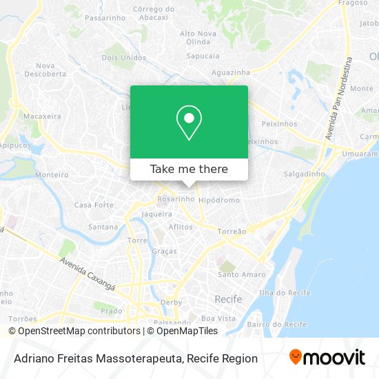 Adriano Freitas Massoterapeuta map