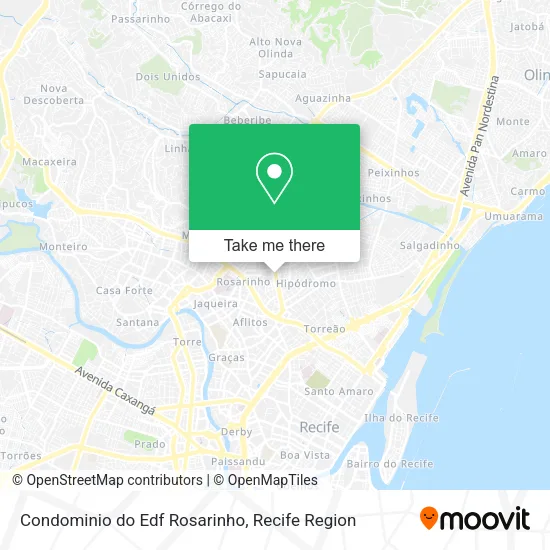 Condominio do Edf Rosarinho map