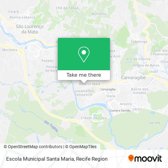 Escola Municipal Santa Maria map