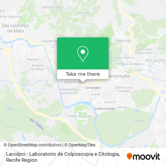 Lacolpci - Laboratorio de Colposcopia e Citologia map