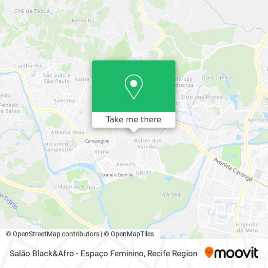 Salão Black&Afro - Espaço Feminino map