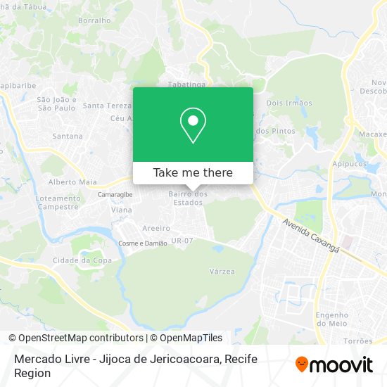 Mercado Livre - Jijoca de Jericoacoara map