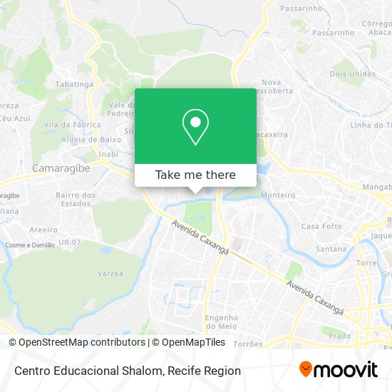 Centro Educacional Shalom map